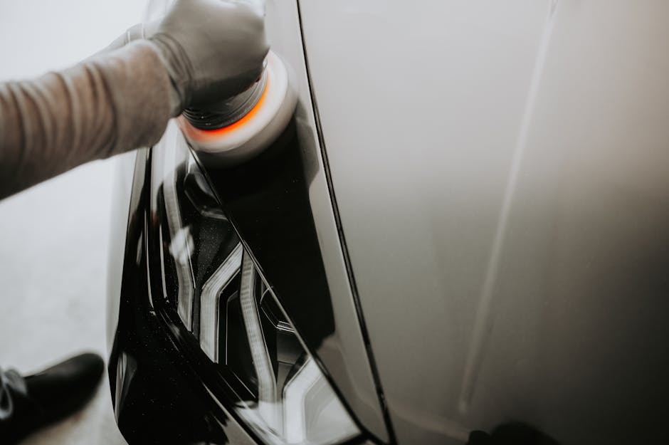 Professional car paint polishing and correction