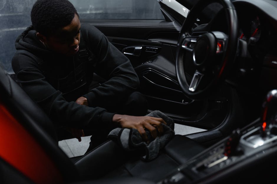 Deep cleaning and conditioning of car interior